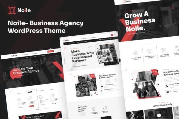 Download Noile - Business Agency WordPress Theme Corporate Business Consulting, Modern Business Consulting