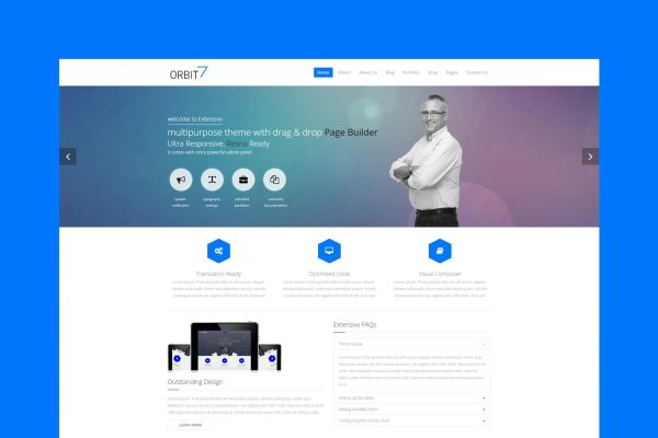 Download Orbit7 - Creative Multipurpose HTML5 Template Multipurpose Template