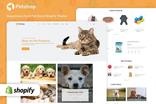 Download Petshop - Multipurpose E-commerce Shopify Template