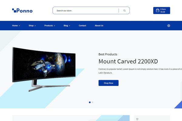 Download Ponno - Electronics eCommerce Shopify Theme + RTL Ponno – eCommerce Shopify Theme is an exclusive eCommerce Website theme which you may choose at firs