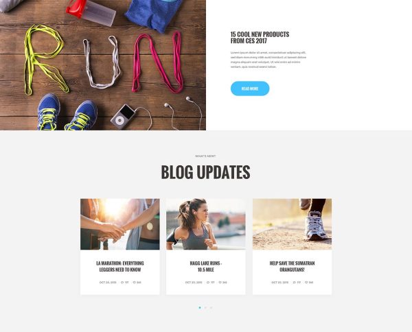 Download Run Gran Sports Apparel & Gear Store WordPress Theme