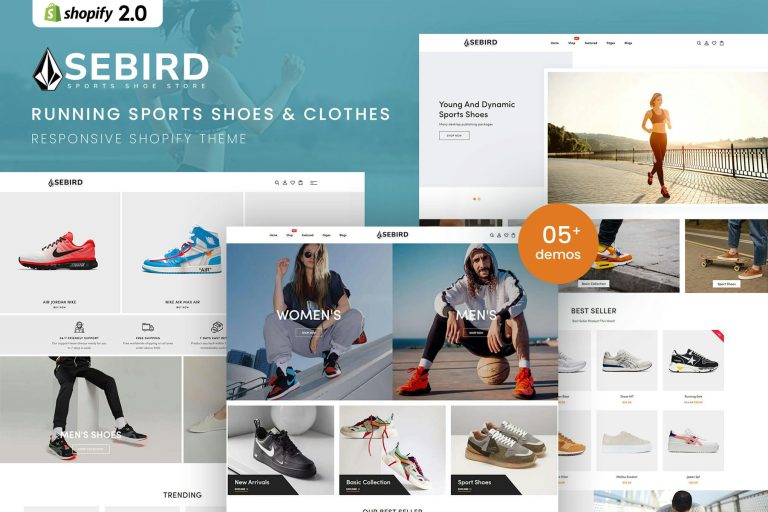 Download Sebird - Sports Shoes Responsive Shopify 2.0 Theme Sports Shoes Responsive Shopify 2.0 Theme