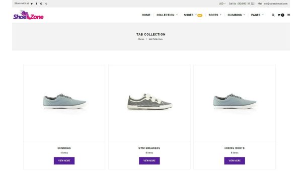 Download Shoe Zone | Shopify Theme for Shoe, Footwear Store