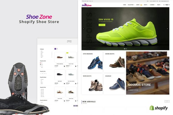 Download Shoe Zone | Shopify Theme for Shoe, Footwear Store