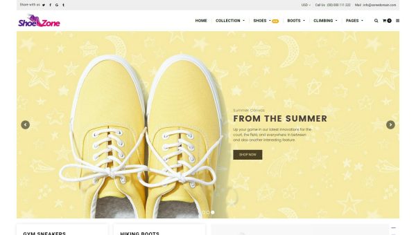 Download Shoe Zone | Shopify Theme for Shoe, Footwear Store