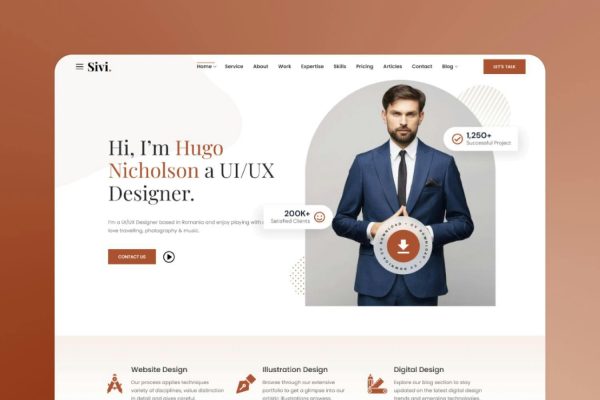 Download Sivi - Personal CV/Resume Theme Personal CV/Resume Theme