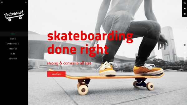 Download Skate board - Fullscreen Sports Shopify Theme Modern and Funky Sports products E-Commerce Store Theme. Unique Shopify Options & Creative Designs.