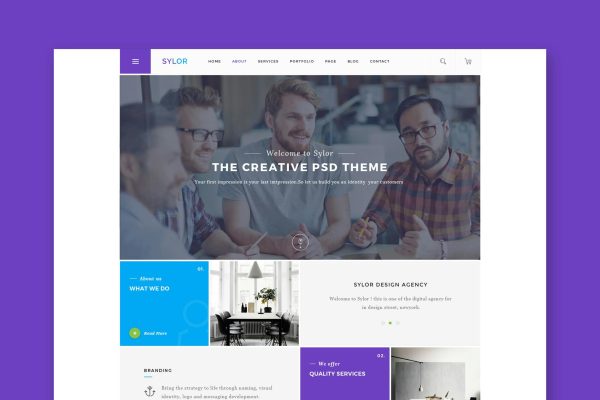 Download Sylor - Agency/Portfolio HTML Template Agency/Portfolio