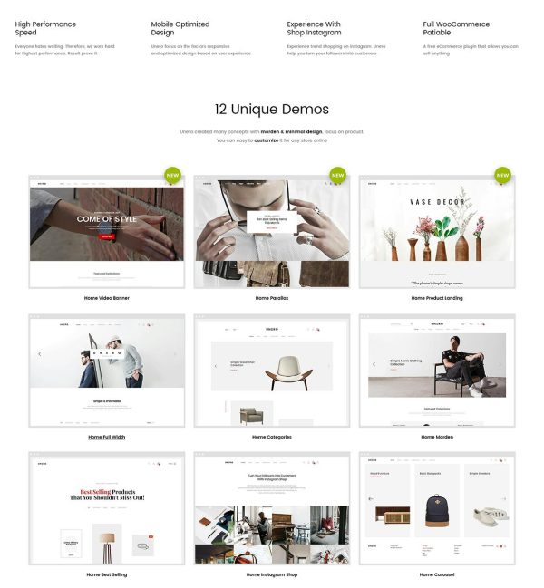 Download Unero - Minimalist WooCommerce WordPress Theme