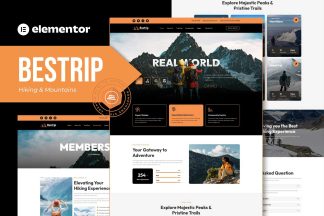 Download Bestrip - Hiking & Mountain Elementor Template Kit