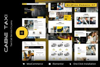Download Cabie - Taxi Booking Service Elementor Pro Template Kit