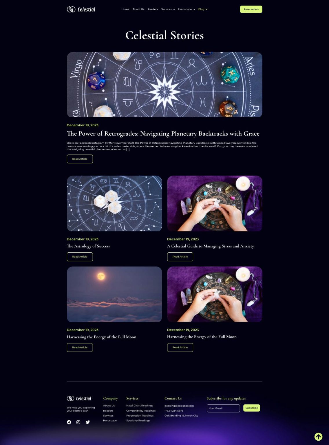 Download Celestial - Astrology & Horoscope Elementor Template Kit