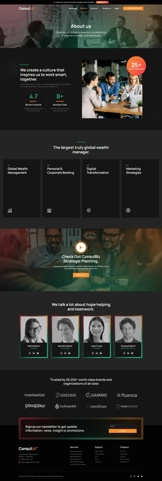 Download ConsulBiz - Business Consultant Elementor Template Kit