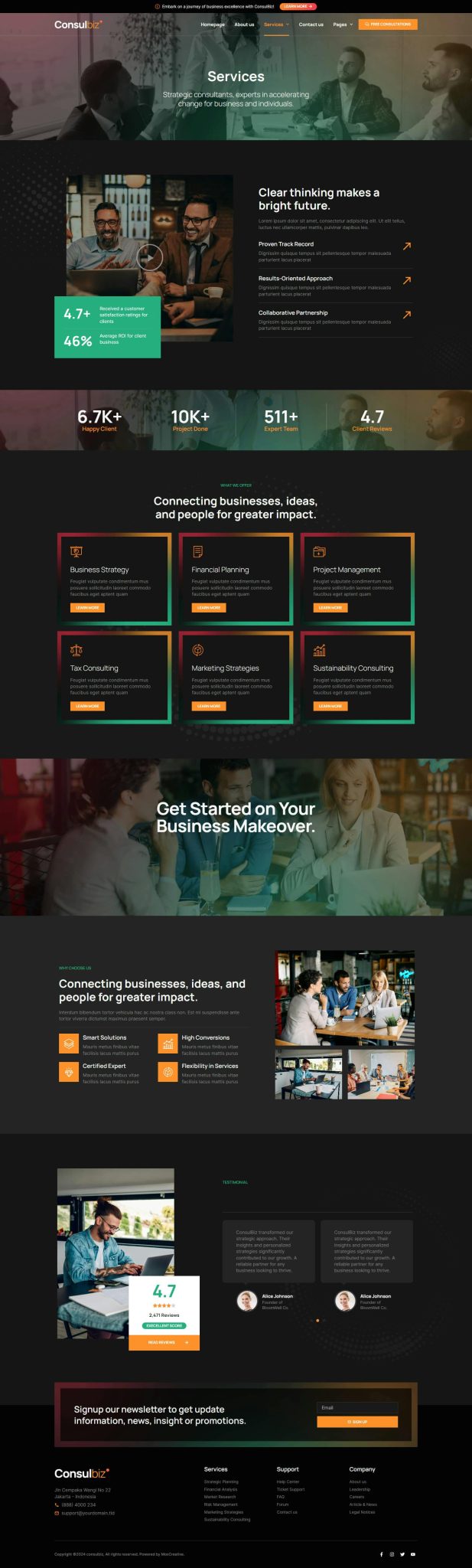 Download ConsulBiz - Business Consultant Elementor Template Kit