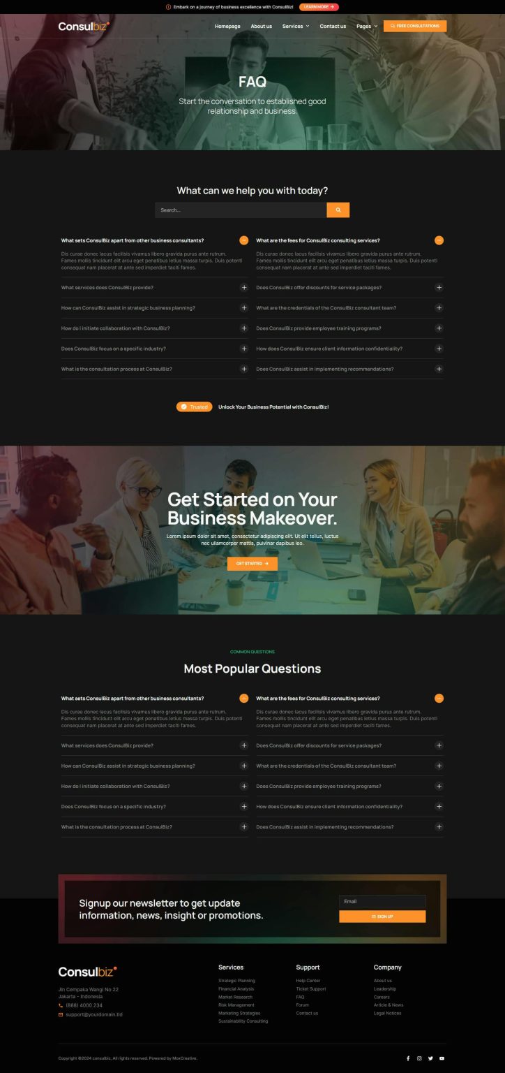 Download ConsulBiz - Business Consultant Elementor Template Kit