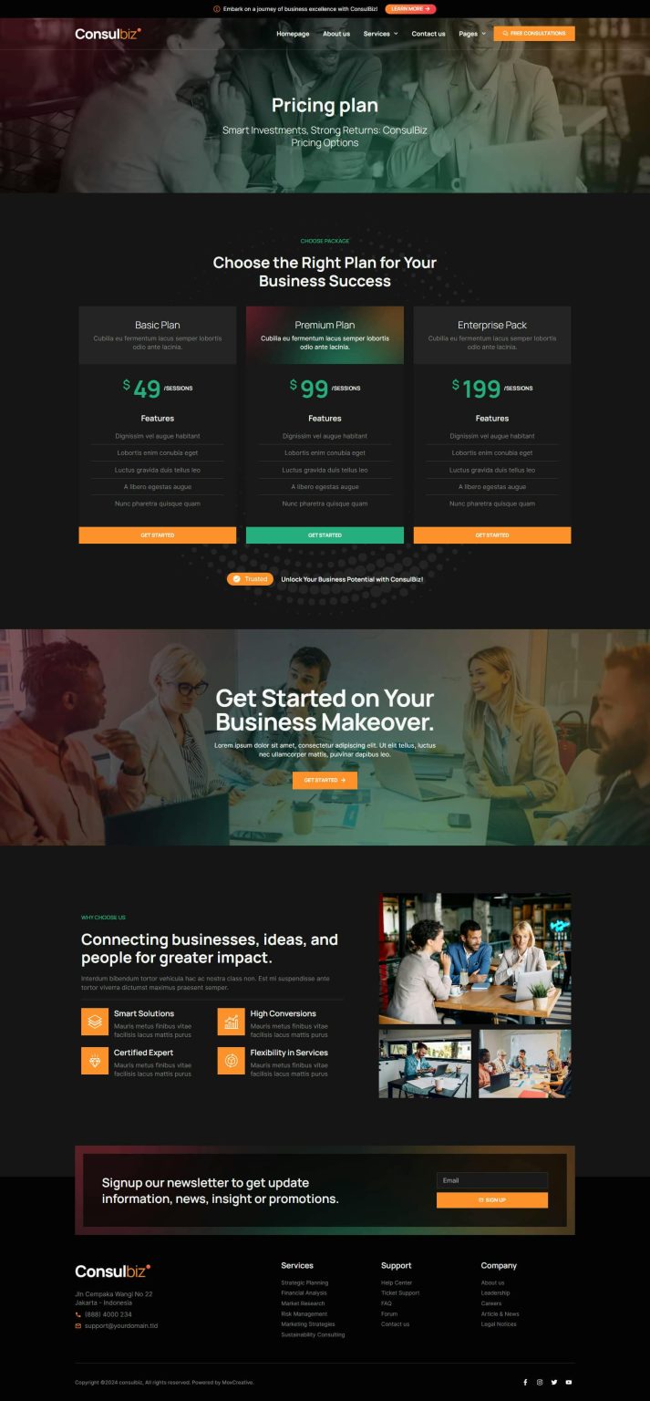 Download ConsulBiz - Business Consultant Elementor Template Kit