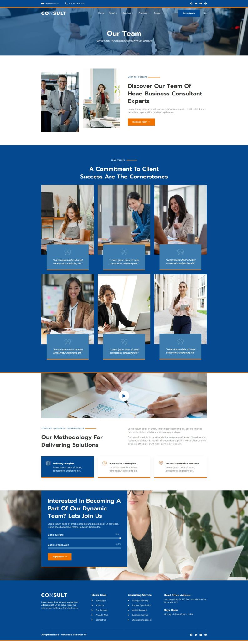 Download Consult - Business Consulting & Strategy Elementor Template Kit