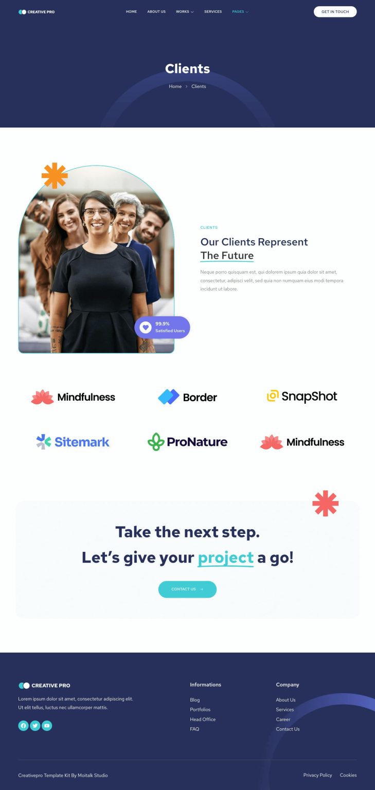 Download Creativepro - Creative Agency Studio Elementor Template Kit