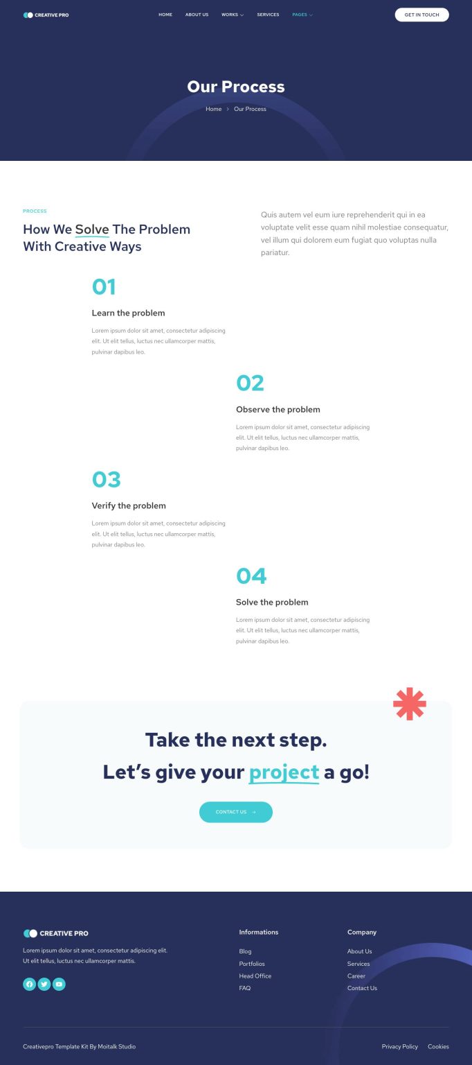 Download Creativepro - Creative Agency Studio Elementor Template Kit