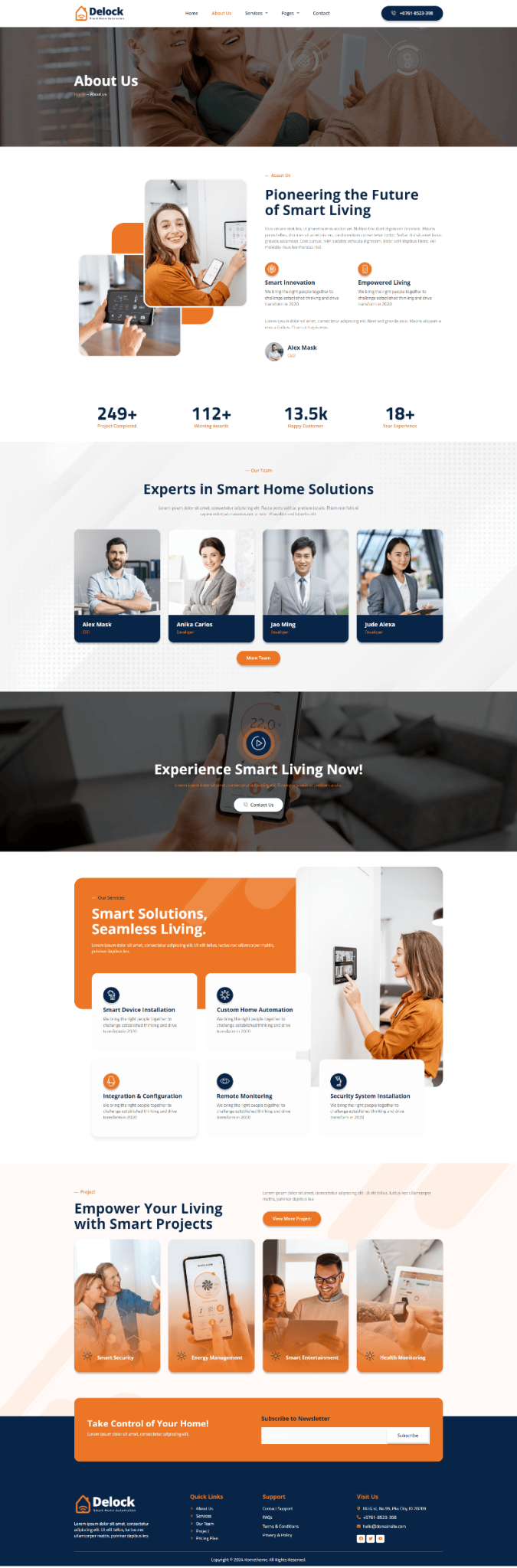 Download Delock - Smart Home Automation Elementor Template Kit