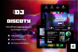 Download Discoty - DJ & Night Club Elementor Pro Template Kit