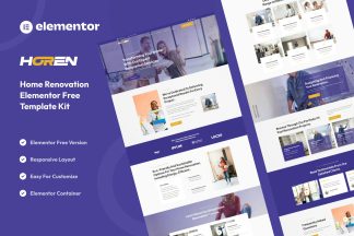 Download Horen - Home Renovation Services Elementor Template Kit