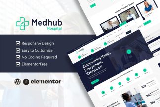 Download MedHub - Hospital & Medical Elementor Template Kit