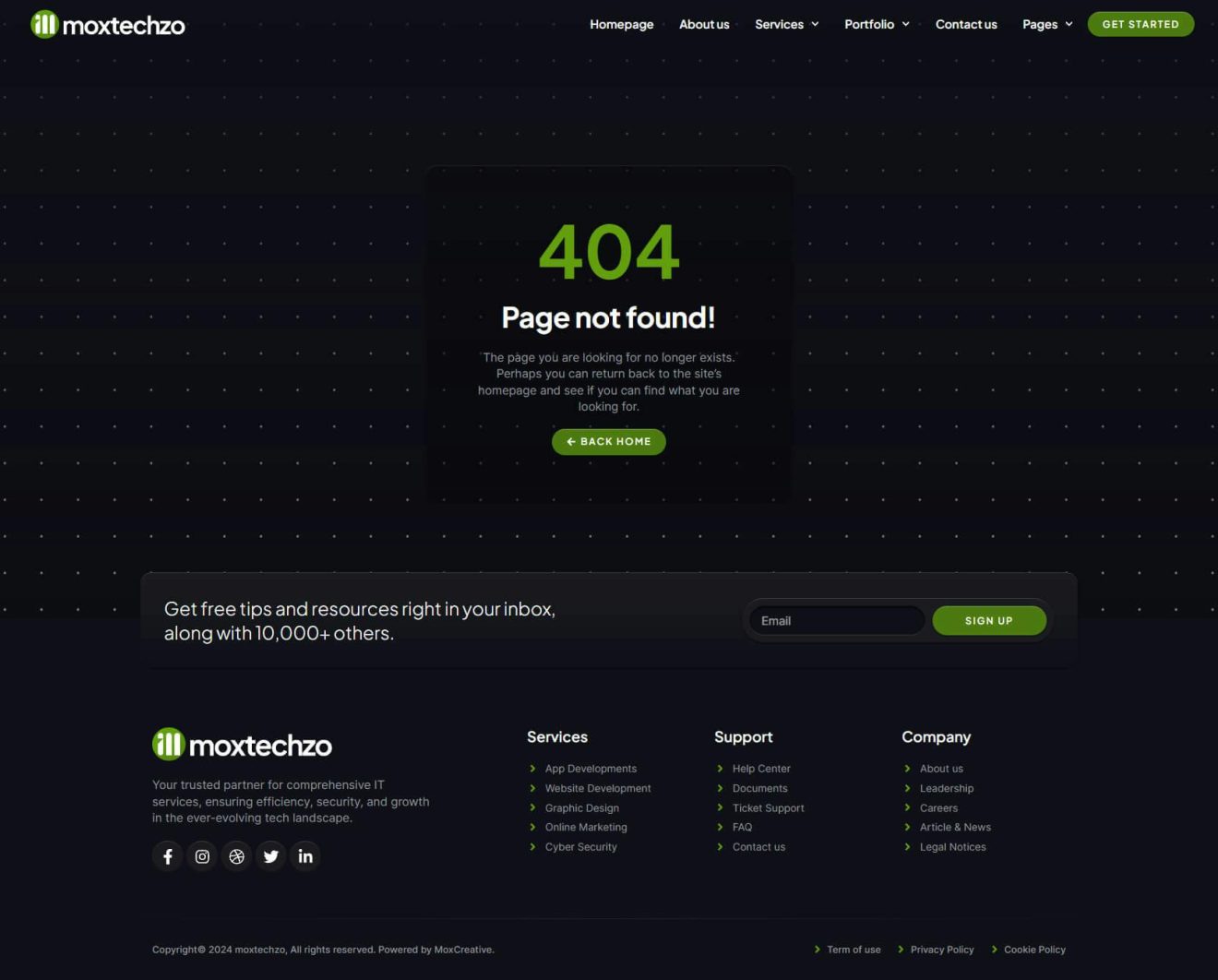 Download MoxTechzo - Tech Company & IT Service Elementor Template Kit