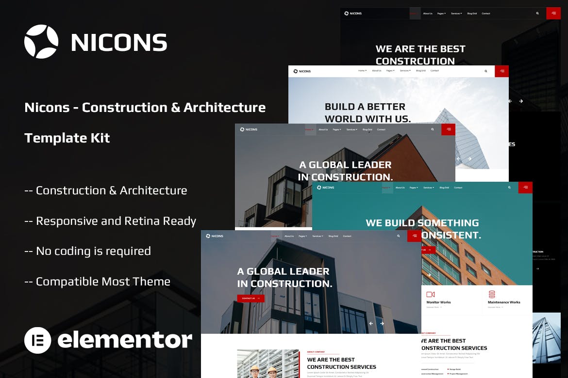 Download Nicons - Construction & Architecture Template Kit