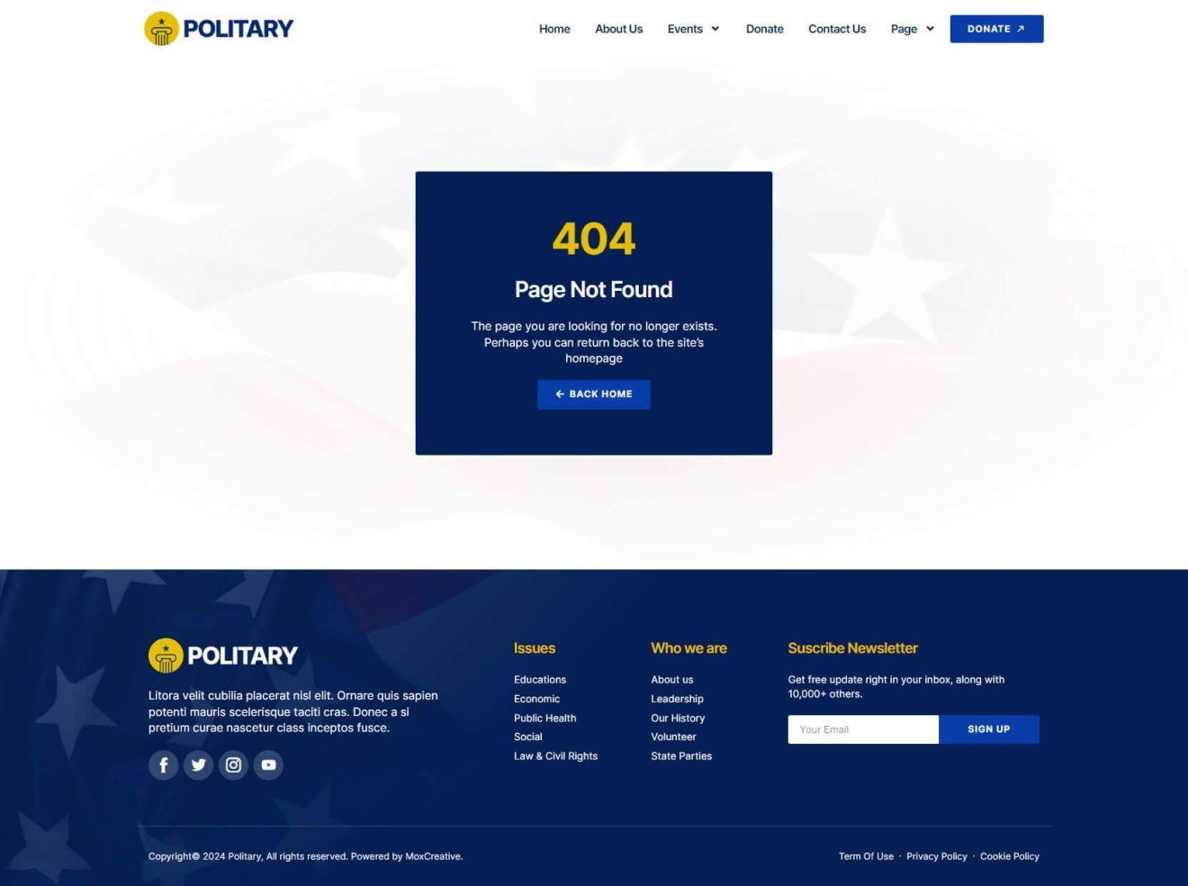 Download Politary - Politician & Public Servant Elementor Pro Template Kit