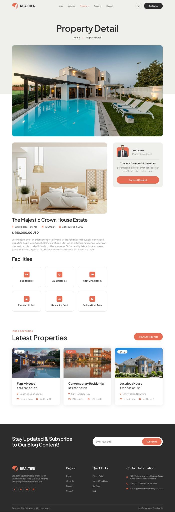 Download Realtier – Real Estate & Property Agent Elementor Template Kit