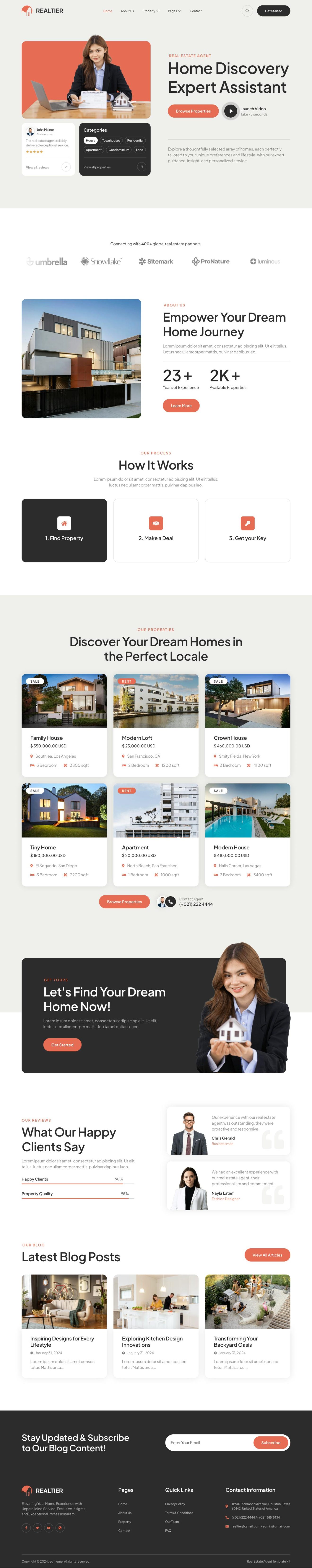 Download Realtier – Real Estate & Property Agent Elementor Template Kit