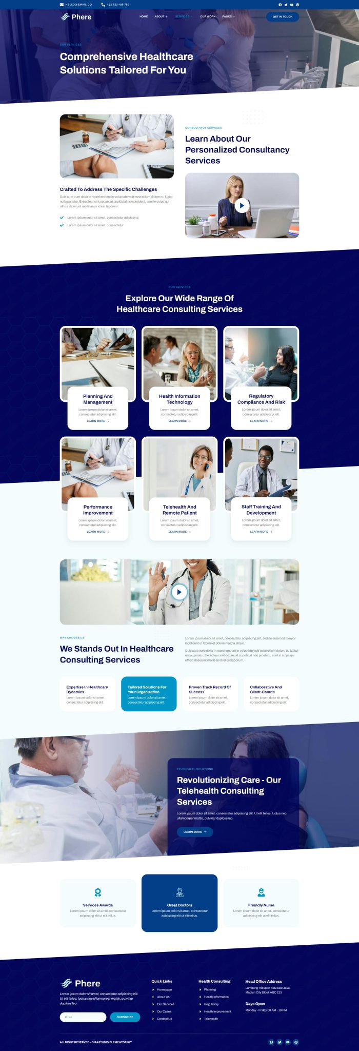 Download Sphere - Healthcare Consulting Elementor Template Kit