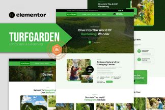 Download Turfgarden - Landscape & Gardening Elementor Template Kit