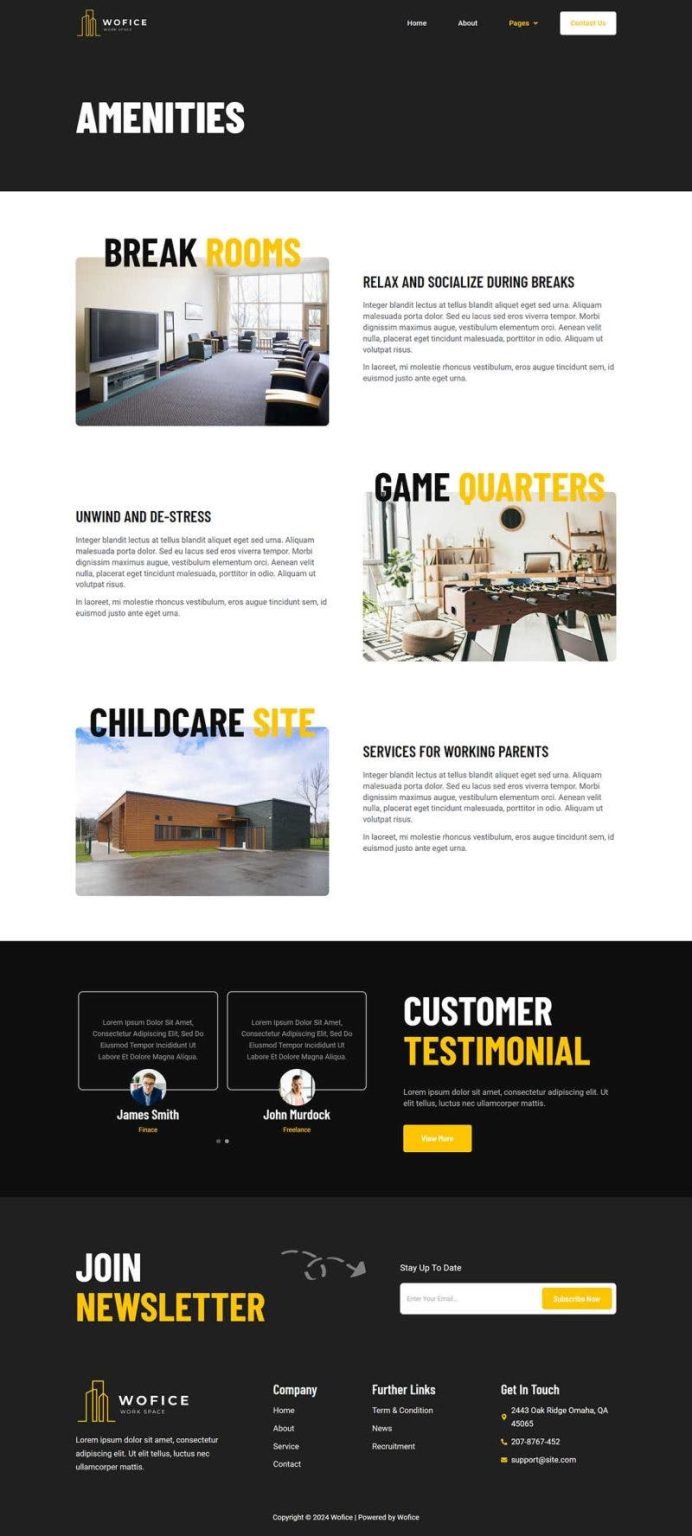 Download Wofice - Workspace & Office Elementor Template Kit