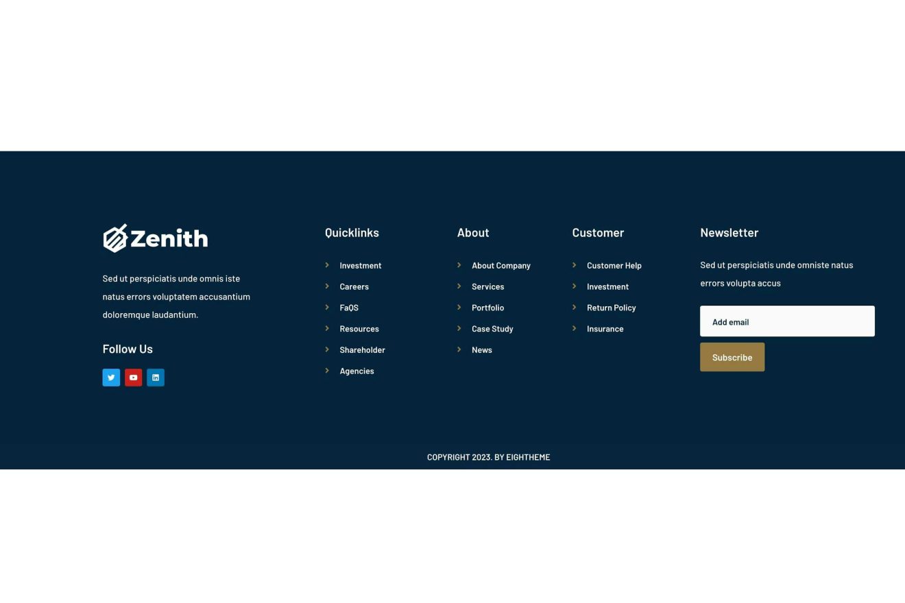 Download Zenith - Investment & Business Opportunity Elementor Template Kit