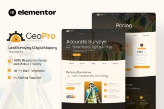 Download Geopro - Land Surveying & Digital Mapping Elementor Template Kit