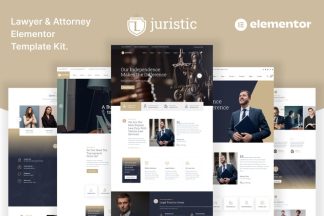 Download Juristic – Lawyer Attorney & Law Firm Elementor Template Kit