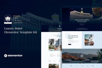 Download Lotuz - Luxury Hotel Elementor Template Kit