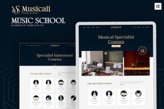 Download Musicali - Music School Elementor Template Kit