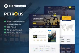 Download Petrolis - Oil Company & Industrial Elementor Pro Template Kit