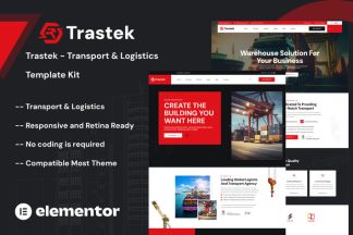 Download Trastek - Transport & Logistics Template Kit