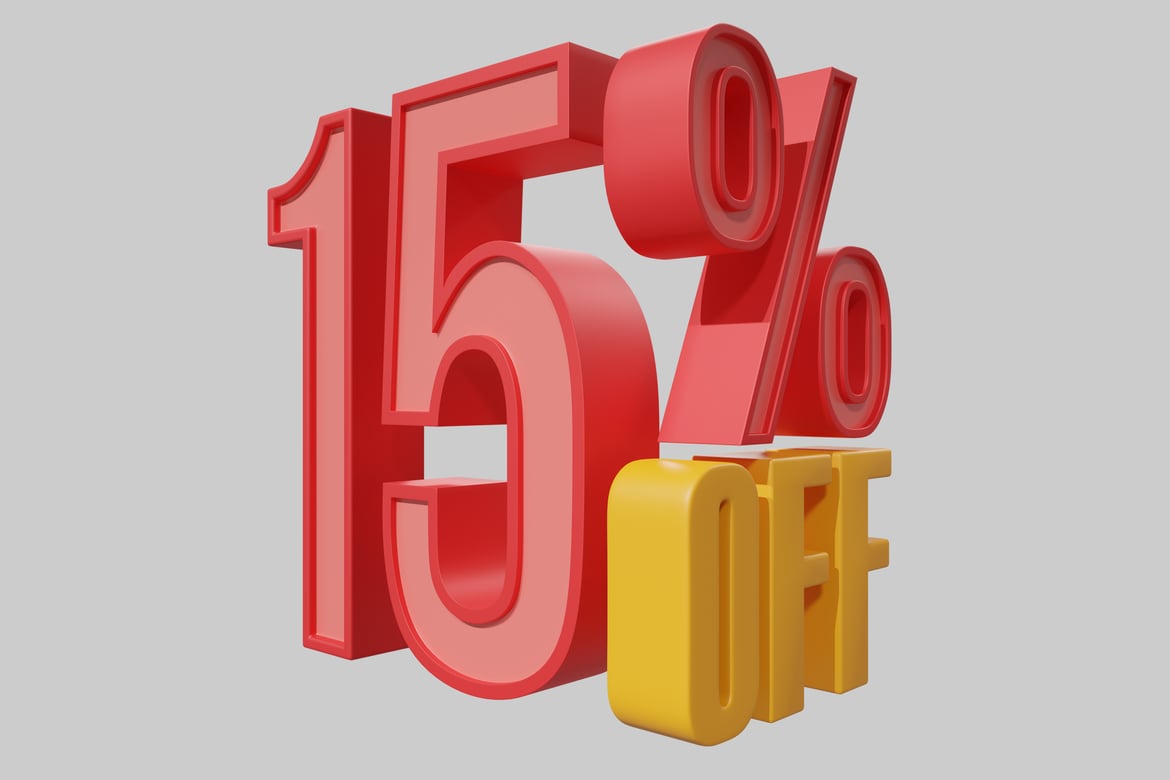 Download 15% off 3D Model