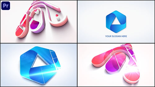 Download 3D Clean Logo Reveal V.2 Premiere Pro Template