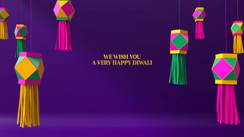 Download 3D Happy Diwali Logo Mogrt Premiere Pro Template