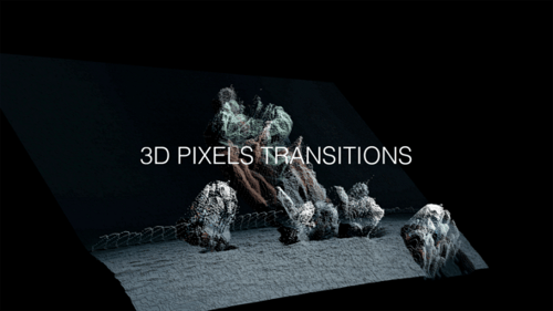 Download 3D Pixels Transitions Premiere Pro Template