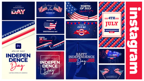 Download 4th of July Independence Day for Premiere Pro Premiere Pro Template