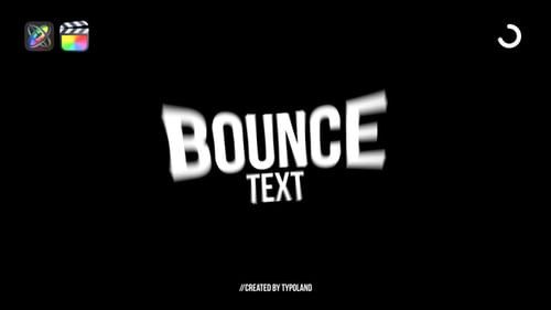 Download 50+ Bounce Text Animations Apple Motion Template