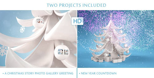 Download A Christmas Photo Gallery - New Year Countdown After Effect Template