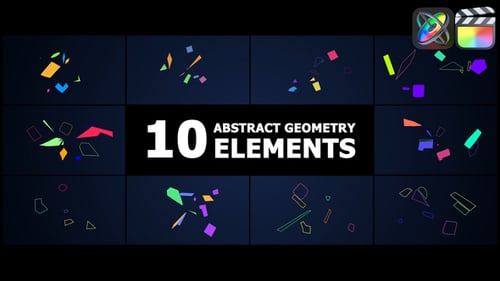 Download Abstract Geometry Elements | FCPX Apple Motion Template